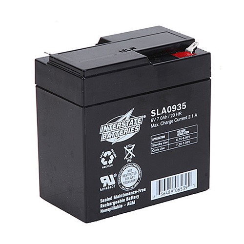 Interstate Batteries Sla0935 $22.93 Sb-0935 6v 7ah Sla .187